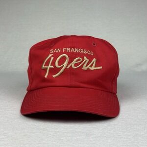 Vtg‎ San Francisco 49ers Sports Specialties Script Snapback Hat Cap The Twill